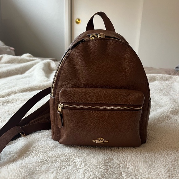 Coach Handbags - Authentic Coach Charlie Mini Backpack in Brown 🤎
